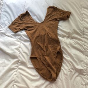 Scoop Back Bodysuit  |  AMERICAN APPAREL